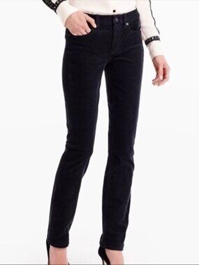 J. Crew Matchstick Black Corduroy Jeans